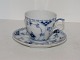 Blue Fluted Half LaceSmall coffee cup #719