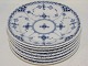 Blue Fluted Half LaceSmall side plate 14.2 cm. #576