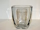 Strömbergshyttan SverigeVase i kraftigt glas med motiv af flyvende ørn