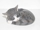 Royal Copenhagen figurine
Sleeping grey striped cat