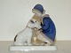 Bing & Grøndahl figurPige med hund