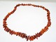 Long necklace with 150 pieces of Danish amber