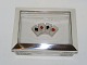Michelsen Danish Modern sterling silverBox for playing cards