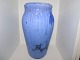 Royal CopenhagenStor blå krystalglasur vase af Frederik Ludvigsen - unika