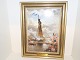 Bing & GrøndahlPorcelænsmaleri af Frihedsgudinden i New York