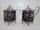 Pair of silver marmelade jars from 1815