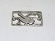 Eiler & Marløe silverSquare brooch with dove from 1930-1940
