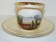 Bing & GrondahlLarge cup with Danish mansion
