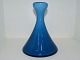 Holmegaard CarnabyBlå trompetformet vase