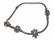 Pandora sølvArmbånd med tre charms