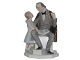 Large Bing & Grondahl figurineHans Christian Andersen  reading a fairy tale - early piece