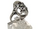 Kurt C.Hermann Dehli silverRing from 1960 Size 58