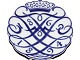Royal Copenhagen Mindeplatte fra 1896
Kronprins Frederik og Kronprinsesse Louises 
Sølvbryllup 1869-1894