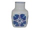 Aluminia BacaUnika vase med blå dekoration