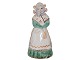 Hjorth keramik miniature figurDame i egnsdragt