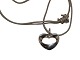 Georg Jensen sterling silverHeart pendant and necklace by Henning Koppel