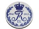 Royal Copenhagen Mindeplatte fra 1972Kong Frederik IX 1947-1972