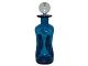 HolmegaardLille blå klukflaske fra ca. 1960