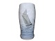 Bing & GrøndahlStor vase med sejlskib og færge