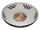 Aluminia Large round bowl for hanging with horses