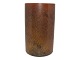Hjorth keramikVase med brun harepelsglasur