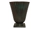 Cone shaped bronze vase from 1930-1940