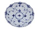 Blue Fluted Full LaceRound bowl 20.5 cm.