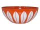 LotusSmall orange enamel bowl 14 cm.