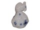 Blue Fluted PlainMouse figurine
