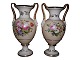 Bing & GrøndahlPar tidlige store vaser med hanke fra 1853-1895
