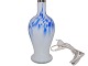 HolmegaardTorino blå og hvid bordlampe