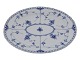 Blue Fluted Full LacePlatter 30.4 cm. #1147