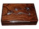 Rosewood
Large box with inlaid sterling silver from the 
1960'es