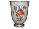 Royal Copenhagen
Craquele vase with red flower