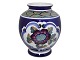 Aluminia 
Blue vase