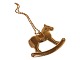 Georg Jensen Golden Christmas
Ornament - Rocking horse