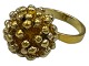 Flora Danica Ring, gilded sterling silver - Variabel size