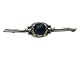 Georg Jensen silverEarly brooch with labradorite stone