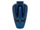 Bing & Grondahl art potteryBlue and black vase by Christian Klein