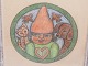 Henry HeerupOriginal tegning af nissepige fra 1985