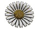 Georg Jensen sølv Daisy Marguerit broche