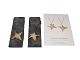 Georg Jensen Golden ChristmasOrnament - Four and five point stars from 2021