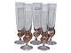Holmegaard NeptunChampagneglas med guld