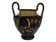 Kähler keramikVase med to høje hanke fra ca. 1920-1930